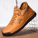 Men Hand Stitching Splicing Non Slip Soft Sole Business Casual Shoes
