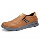 Men Comfy Microfiber Slip-on Business Casual Shoes