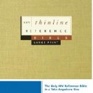 NIV Large Print Thinline reference Bible - Navy
