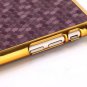 iPhone 6 Plus Hard Case Bling Back Cover Luxury Honeycomb Gold Chrome Skin