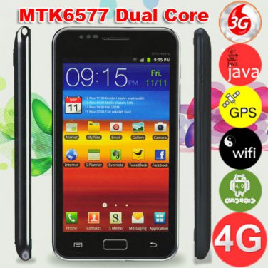 Star  Dual Core 512MB 4GB Android 4.0 5.0" Smart Phone - Black