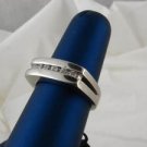 Platinum Man's Wedding Band with 6 round Diamonds of .40ct.