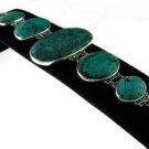 Ladies .925 Sterling Silver and Turquoise Bracelet