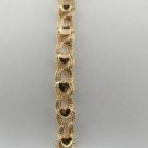 14kt Yellow Gold Heart Style Bracelet