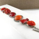 7” Designer Sterling Silver 925 AKR Gemstone Bracelet.