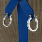 14kt White Gold Earrings. There are 52 round Diamonds of a total of 2.50ct