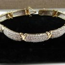 10kt Yellow Gold and Diamond 7.25” Bracelet
