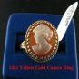 14Kt Gold Cameo Ring