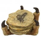 4 Piece Set Eagle Drinking Coasters