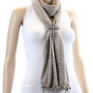 Jewelry Scarves with Magnetic Cross Pendant
