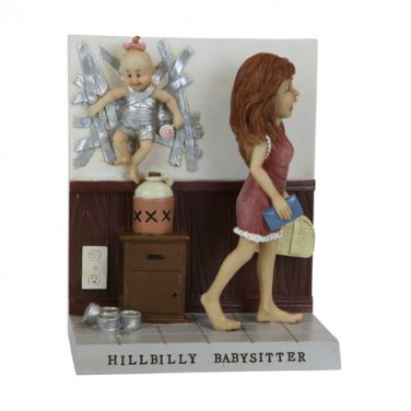 Hillbilly Babysitter Figurine
