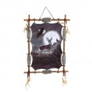22" x 16" Framed Indian Picture - Deer Wolf Eagle