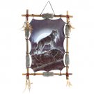 22" x 16" Framed Indian Picture - Wolf Moon