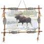 22" x 16" Framed Indian Picture - Moose