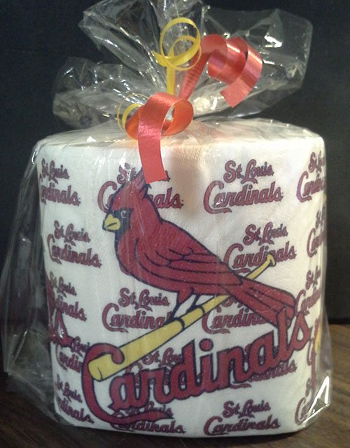 St. Louis Cardinals Heat Pressed Toilet Paper