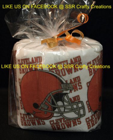Cleveland Browns Heat Pressed Toilet Paper