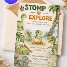 Dino Stomp Explore Invitation