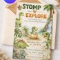 Dino Stomp Explore Invitation