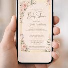 Elegant Floral Baby Shower Invitation