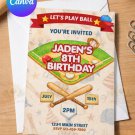 Let's Play Ball Invitation Let's Play Ball Invitation