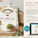 Hey There Barn Birthday Invitation