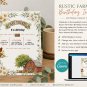 Hey There Barn Birthday Invitation