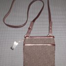 New Women's DKNY cross the body bag in Brown