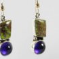 Amethyst Green Turquoise Sterling Silver Carlyn Apachito Navajo American Indian