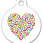 HEART OF BONES - Custom Personalized Pet ID Tag for Dog and Cat Collars
