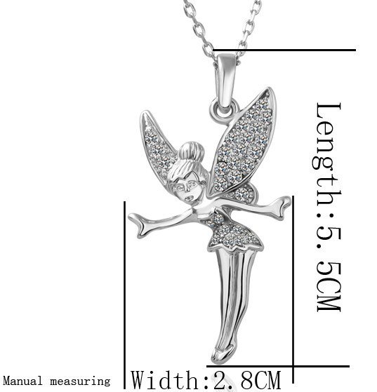 18KGP N010 N011 Fairy 18K Gold Plated Necklace Nickel Free Pendant