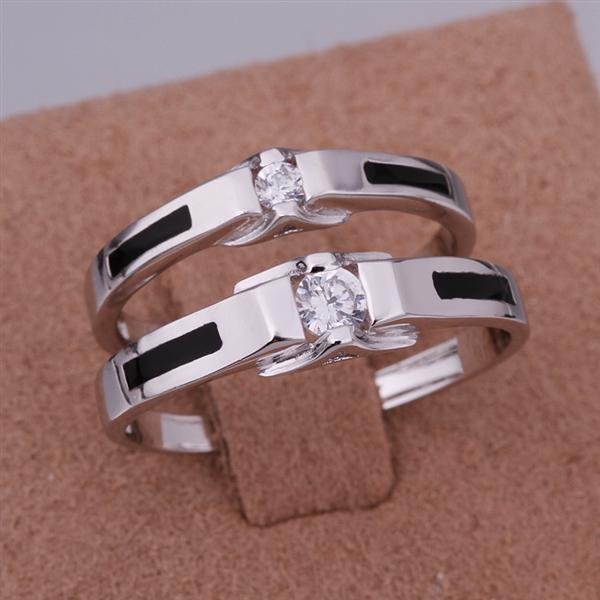 ER024 Platinum Plated Set,gemstone silver Rings,Rings Size Female7-16,Male13-24