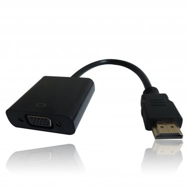 Tgom HDMI to VGA M/f Active Adapter Black