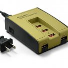 Tgomtech 5usb Port Portable Charging Station for Smartphones Iphones,Pad,tablet