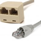 tgomtech RJ45 CAT 5 6 LAN Ethernet Splitter Connector Adapter PC