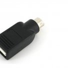 Tgom Ps2 to USB Port Converter Adapter for Pc Keyboard, Mouse,mice  Black