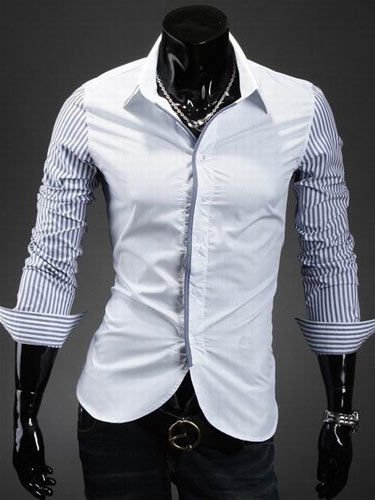 Blue Stripes Long Sleeve Shirt