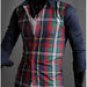 Check Pattern Long Sleeve Shirt