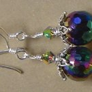 SWAROVSKI CRYSTALS & RAINBOW QUARTZ Gemstones Earrings