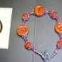 HOT DESERT Lampwork Lozenges Glass Beads Bracelet - KM