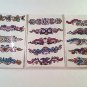 3 Sheets of Glitter tattoo/Temporary Tattoo/Body Art(Medium - 5 count)/Kids/Tattoo