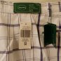 Mens IZOD Blue White Plaid Golf Shorts Size 38 Cotton NWT