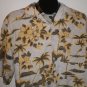 Mens Silk Icon Button Front Camp Shirt Size Medium