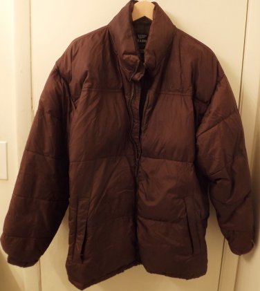 Mens Steve & Barry Double Down Jacket Brown 3XXXL