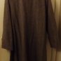 Vintage Plus Size Womens Abbmoor Full Length Trench Coat Wool Blend Gray Size 22W