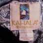 VLV HAWAIIAN SHIRT Designer KAHALA Tapa FISH Reverse Print GRAY BLUE WHITE Men's Size L!