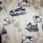 HAWAIIAN SHIRT Classic VINTAGE LONGBOARD 1939 PACKARD & FORD Aloha BEACH Print Size XL NEW!