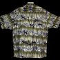 HAWAIIAN SHIRT Olive Navy Blue Purple PALM TREE ISLAND PARADISE Print ALOHA Men's Size M NEW!