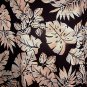 HAWAIIAN SHIRT Black & Tan TORI RICHARDS of HAWAII Floral ALOHA Print VISCOSE Men's Size XL!