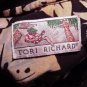 HAWAIIAN SHIRT Black & Tan TORI RICHARDS of HAWAII Floral ALOHA Print VISCOSE Men's Size XL!