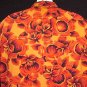 HAWAIIAN SHIRT Vintage Classic -= EARLY 70's SURFER ALOHA =- Floral Print COTTON Men's Size S!